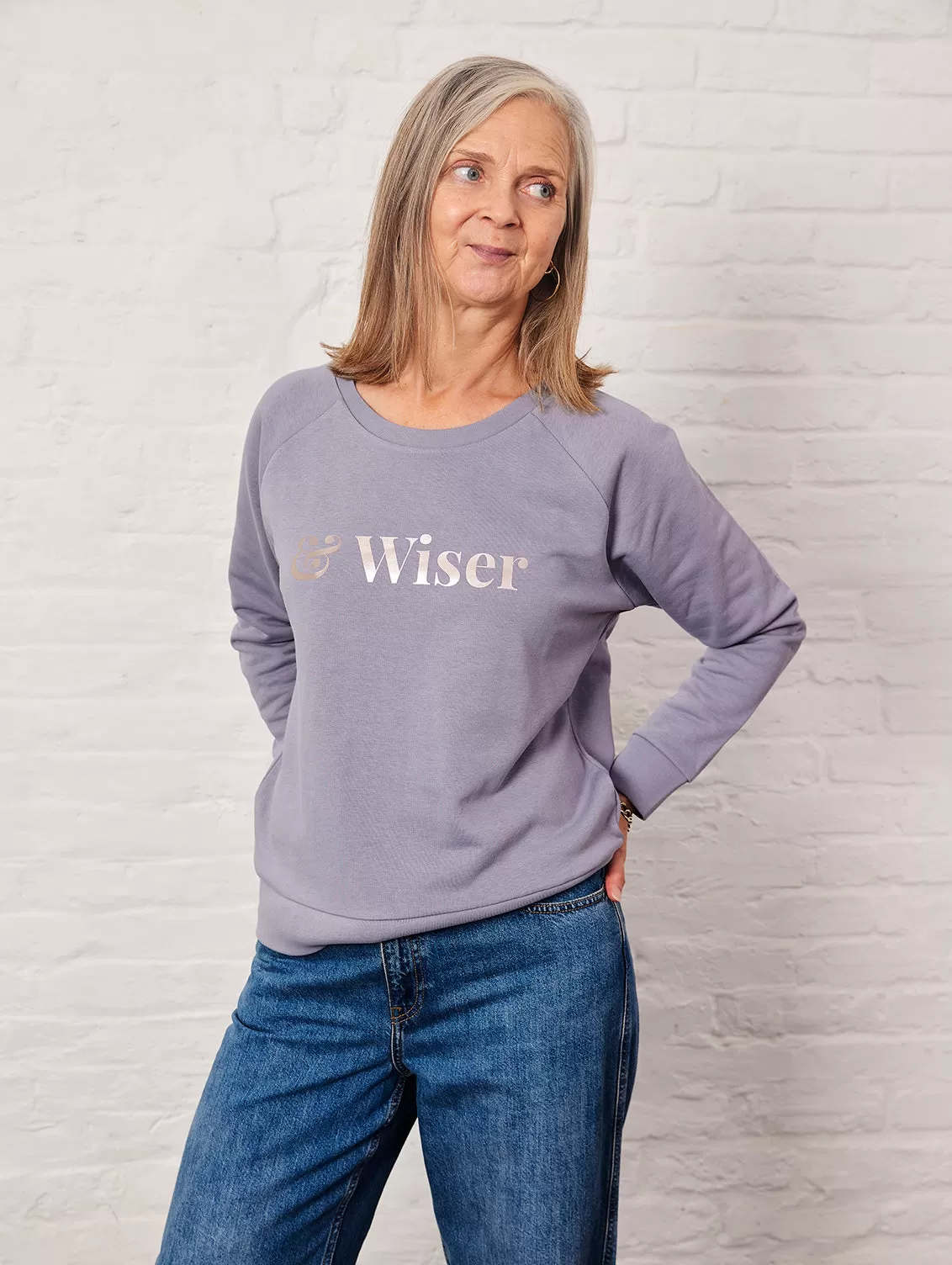 & WISER SWEATSHIRT GREY