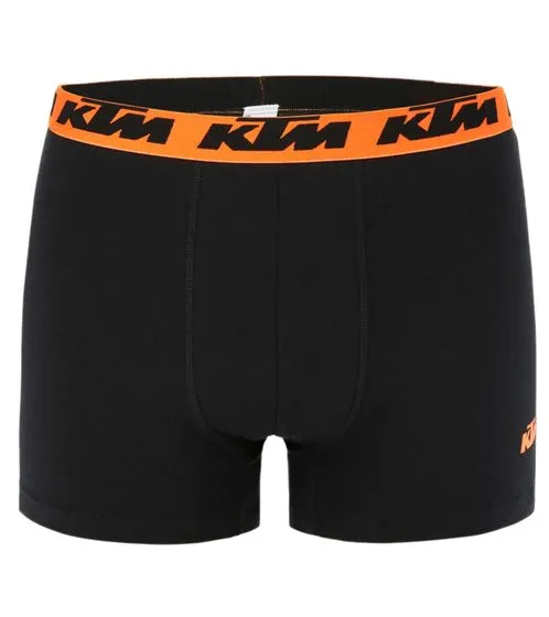 10-pack KTM men's boxer shorts Cotton boxer shorts Underwear with logo print KTM/MAR1BCX5A Black or multi-colored