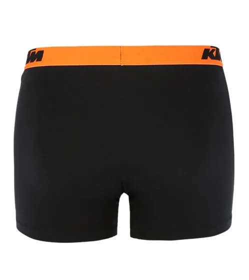 10-pack KTM men's boxer shorts Cotton boxer shorts Underwear with logo print KTM/MAR1BCX5A Black or multi-colored