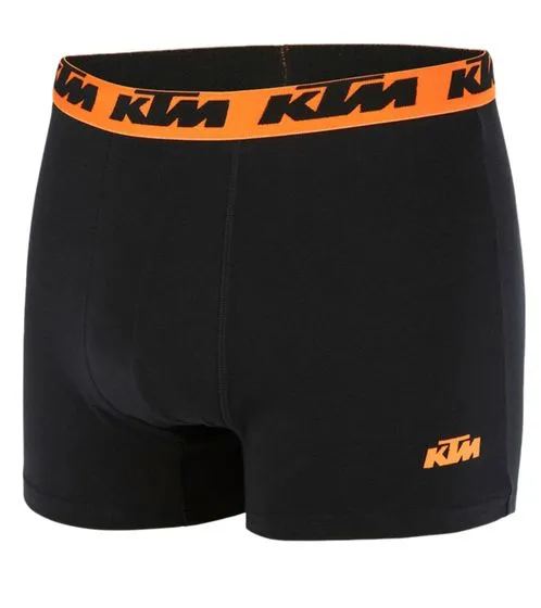 10-pack KTM men's boxer shorts Cotton boxer shorts Underwear with logo print KTM/MAR1BCX5A Black or multi-colored