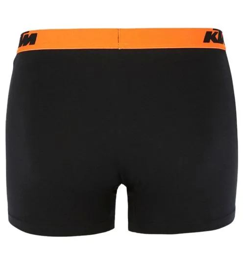 10-pack KTM men's boxer shorts Cotton boxer shorts Underwear with logo print KTM/MAR1BCX5A Black or multi-colored