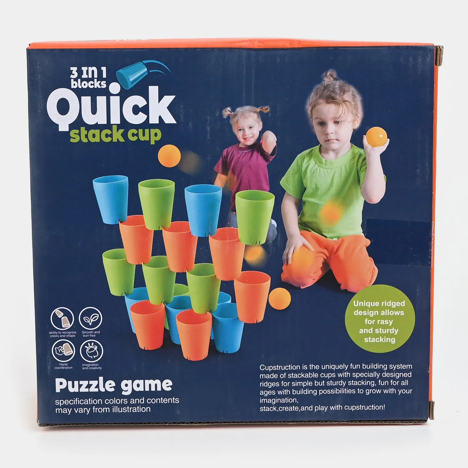 3in1 Quick Stacking Cup Puzzle Game Pay Set