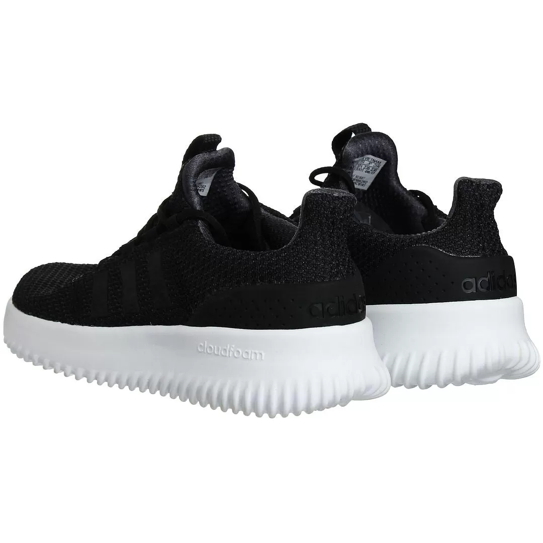 Adidas CloudFoam Ultimate Kids Black Trainers