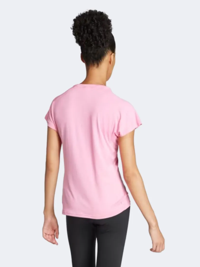 Adidas Essentials Minimal Branding Women Training T-Shirt Bliss Pink