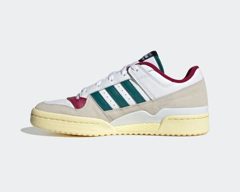 Adidas Forum Low White Legacy Teal Burgundy HQ6874