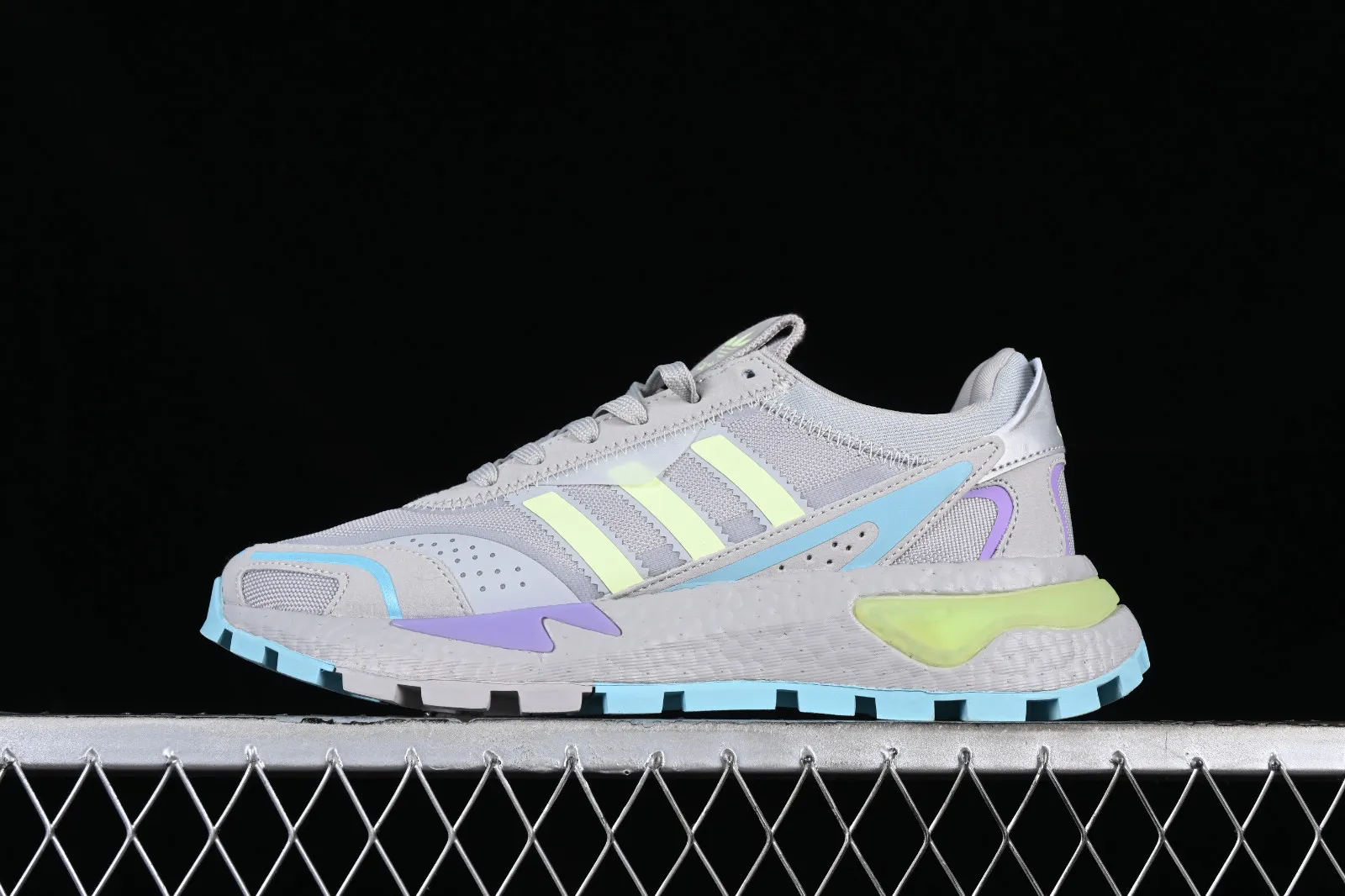 Adidas Retropy P9 Grey Green Blue Purple H03091