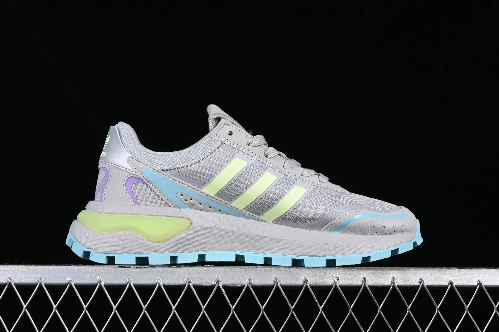 Adidas Retropy P9 Grey Green Blue Purple H03091