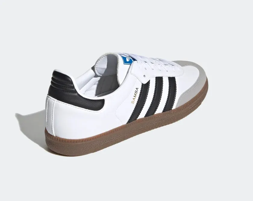 Adidas Samba Vegan Cloud White Core Black Gum H01877