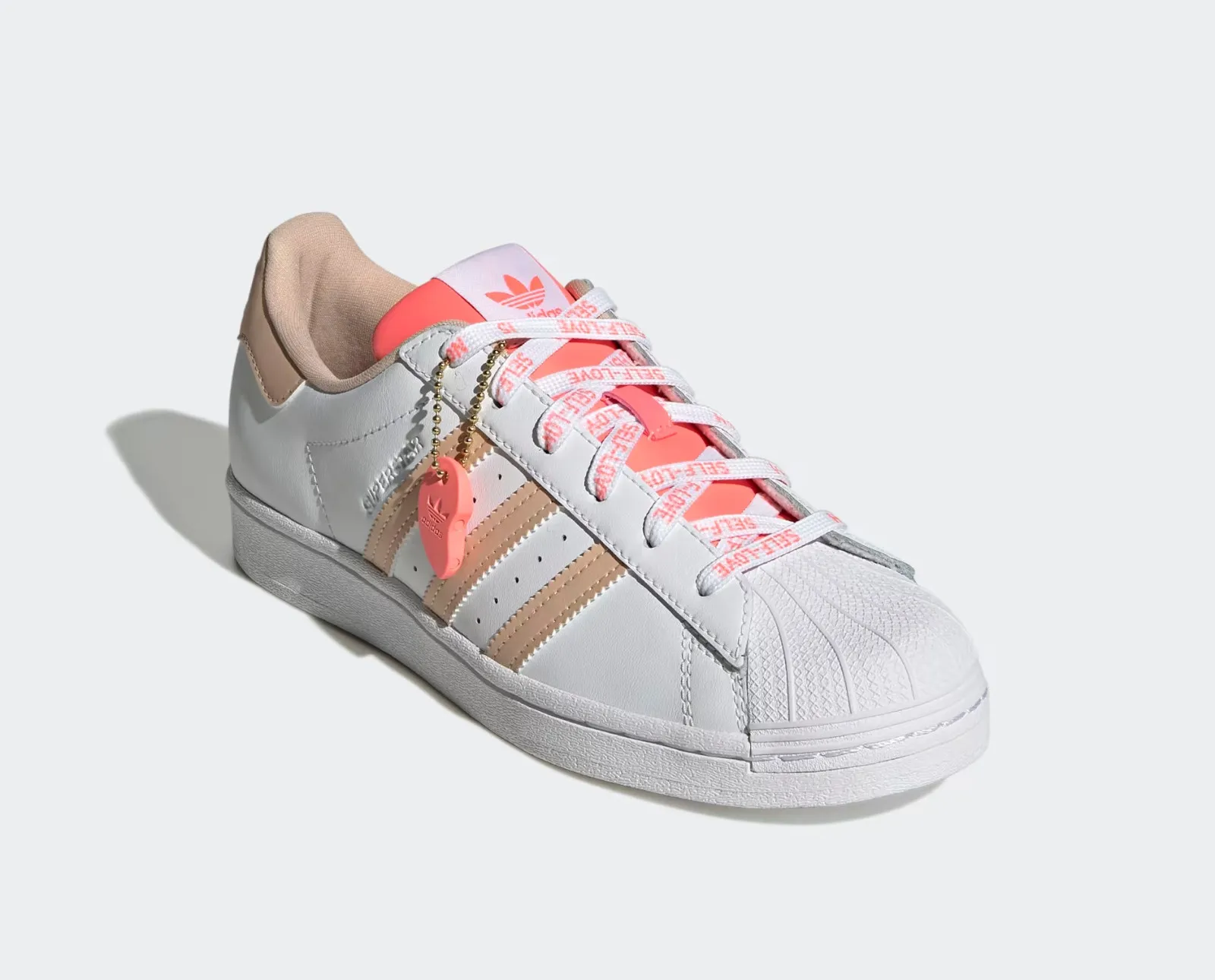 Adidas Superstar Self Love Cloud White Halo Blush Acid Red GW0570