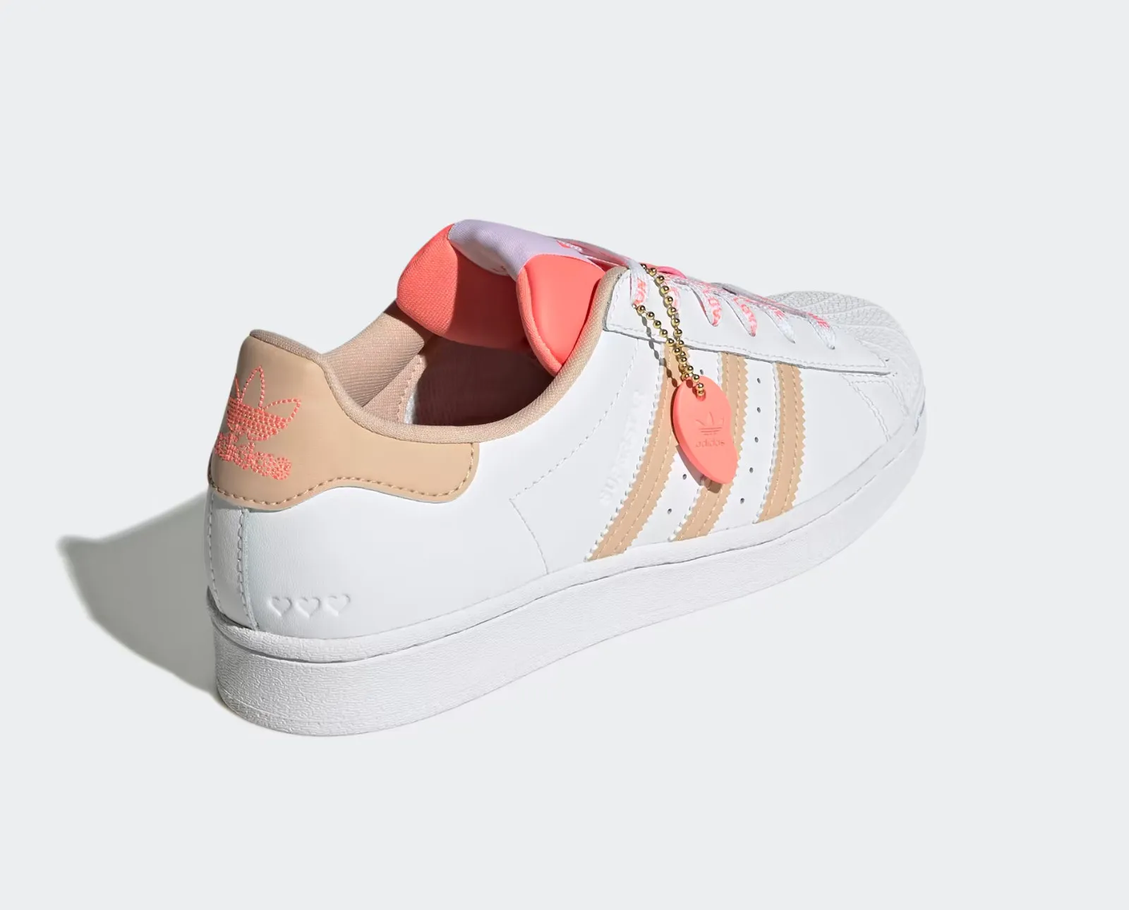 Adidas Superstar Self Love Cloud White Halo Blush Acid Red GW0570