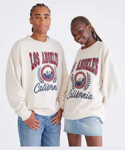 Aeropostale Los Angeles Crest Essentials Crew Sweatshirt