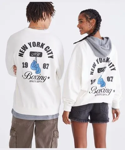 Aeropostale New York Boxing Club Essentials Crew Sweatshirt