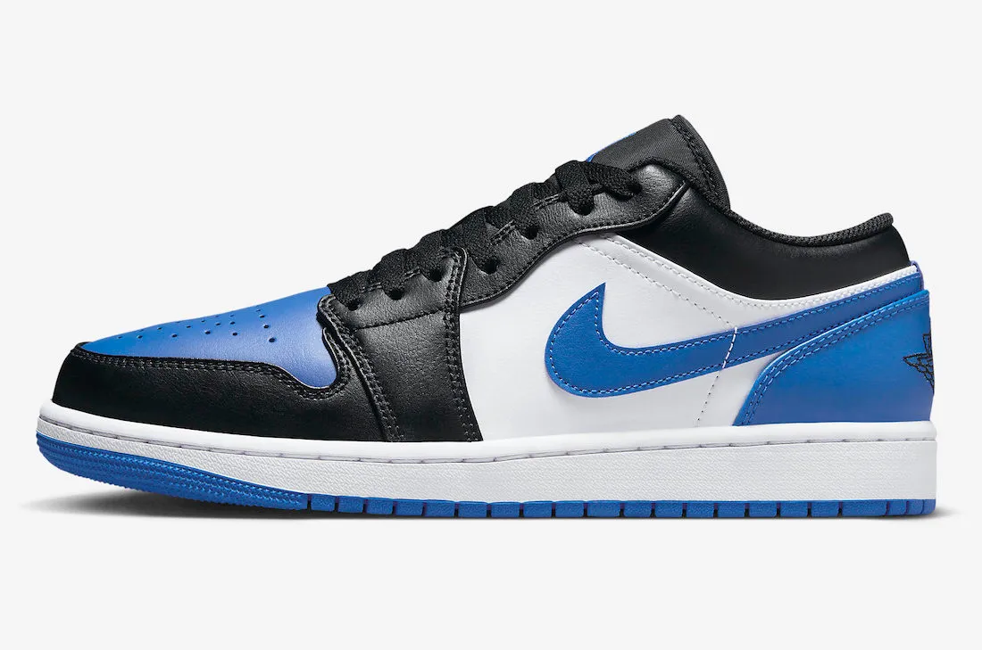 Air Jordan 1 Low Alternate Royal Toe Black White Royal Blue 553558-140