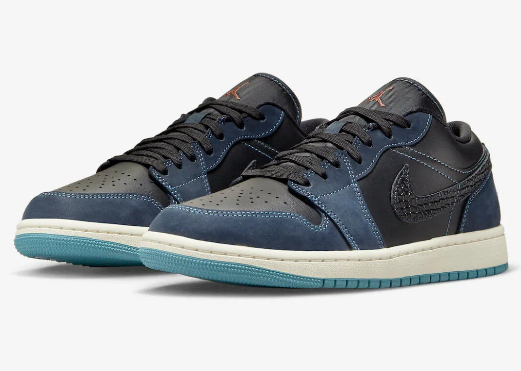 Air Jordan 1 Low Midnight Navy Black White FJ5478-010