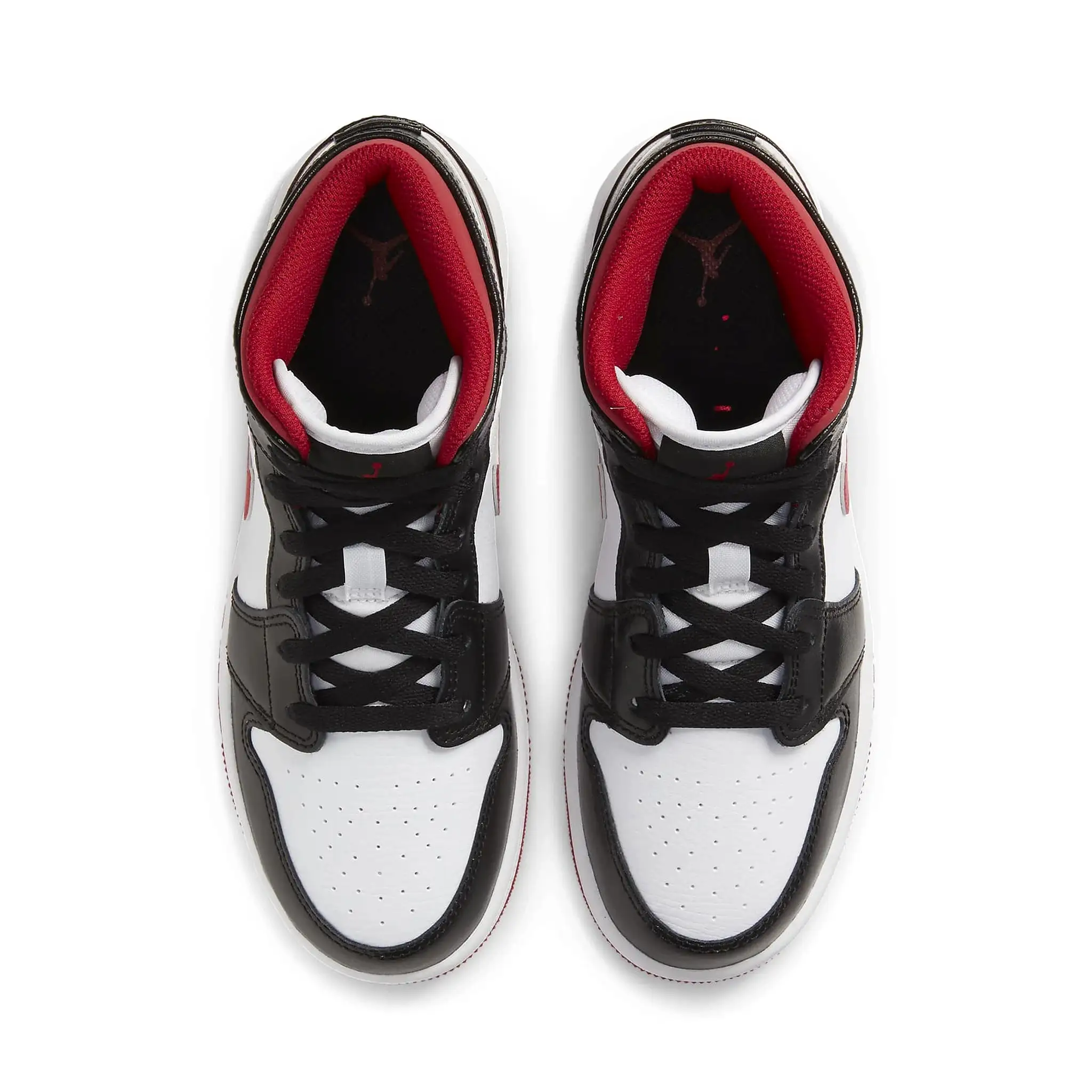 Air Jordan 1 Mid Gym Red Black White (GS)