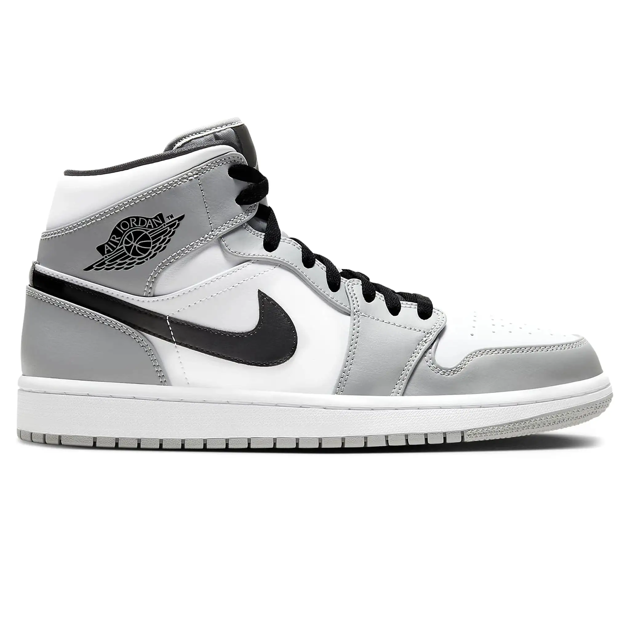 Air Jordan 1 Mid Light Smoke Grey