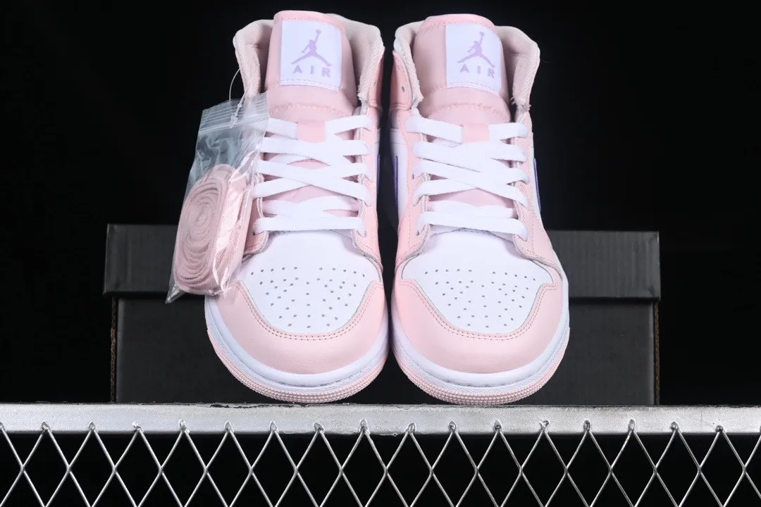 Air Jordan 1 Mid SE GS White Pink Wash FD8780-601