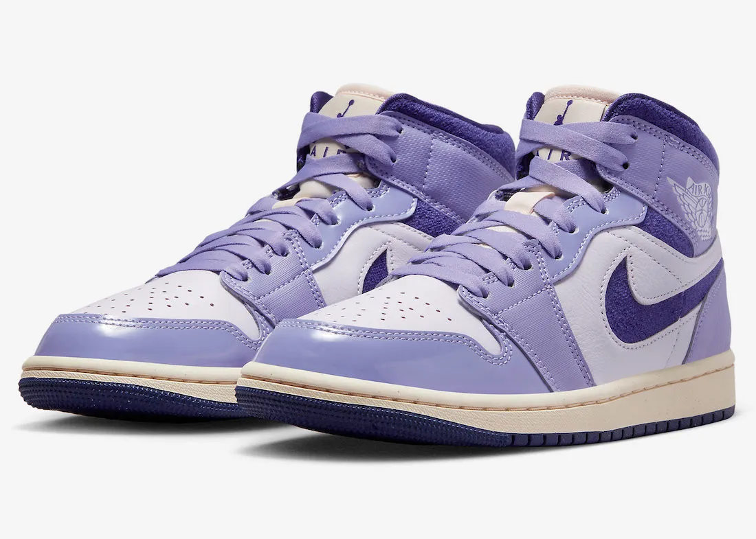 Air Jordan 1 Mid Sky J Purple Barely Grape Guava Ice DZ3745-500