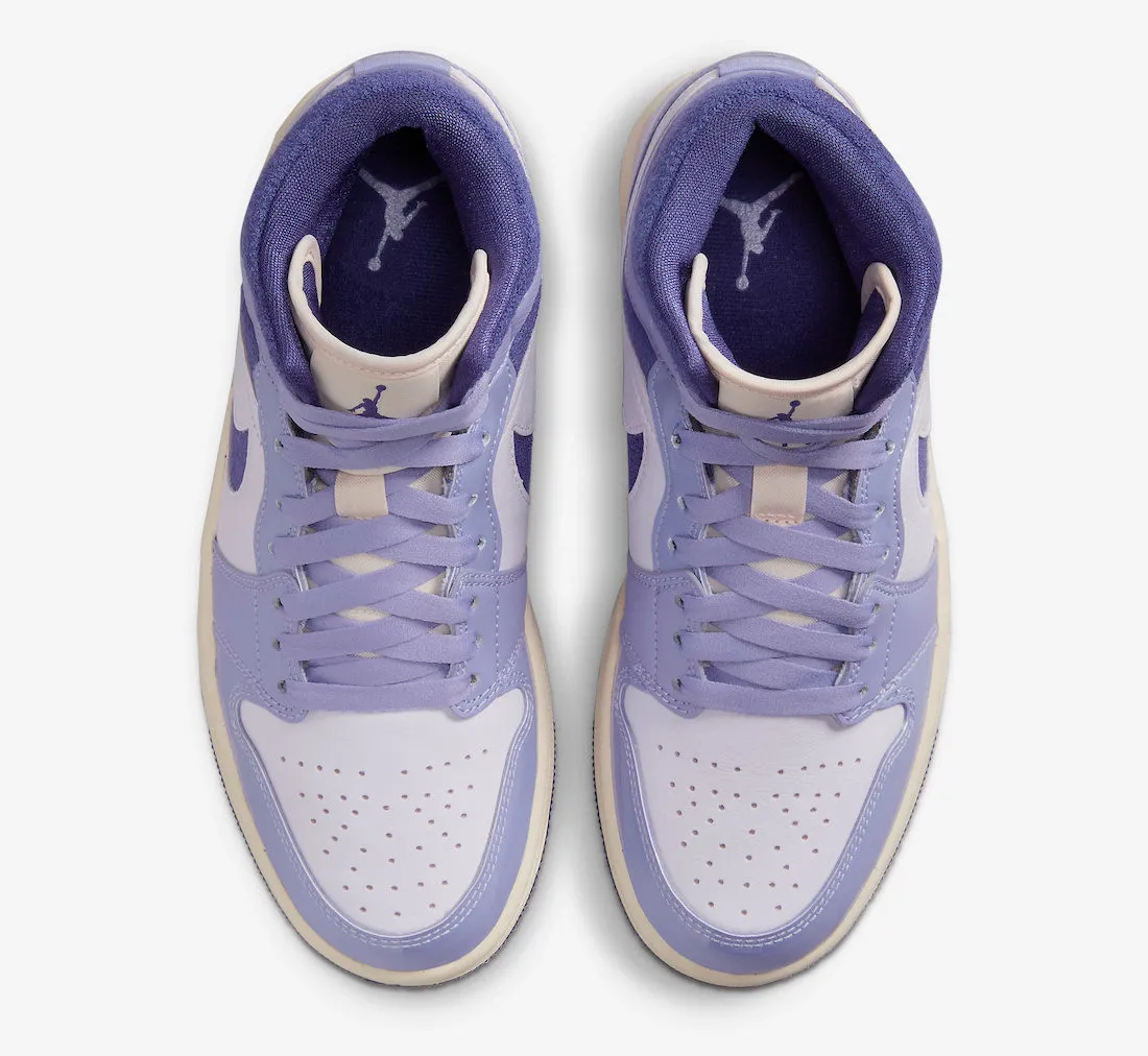 Air Jordan 1 Mid Sky J Purple Barely Grape Guava Ice DZ3745-500