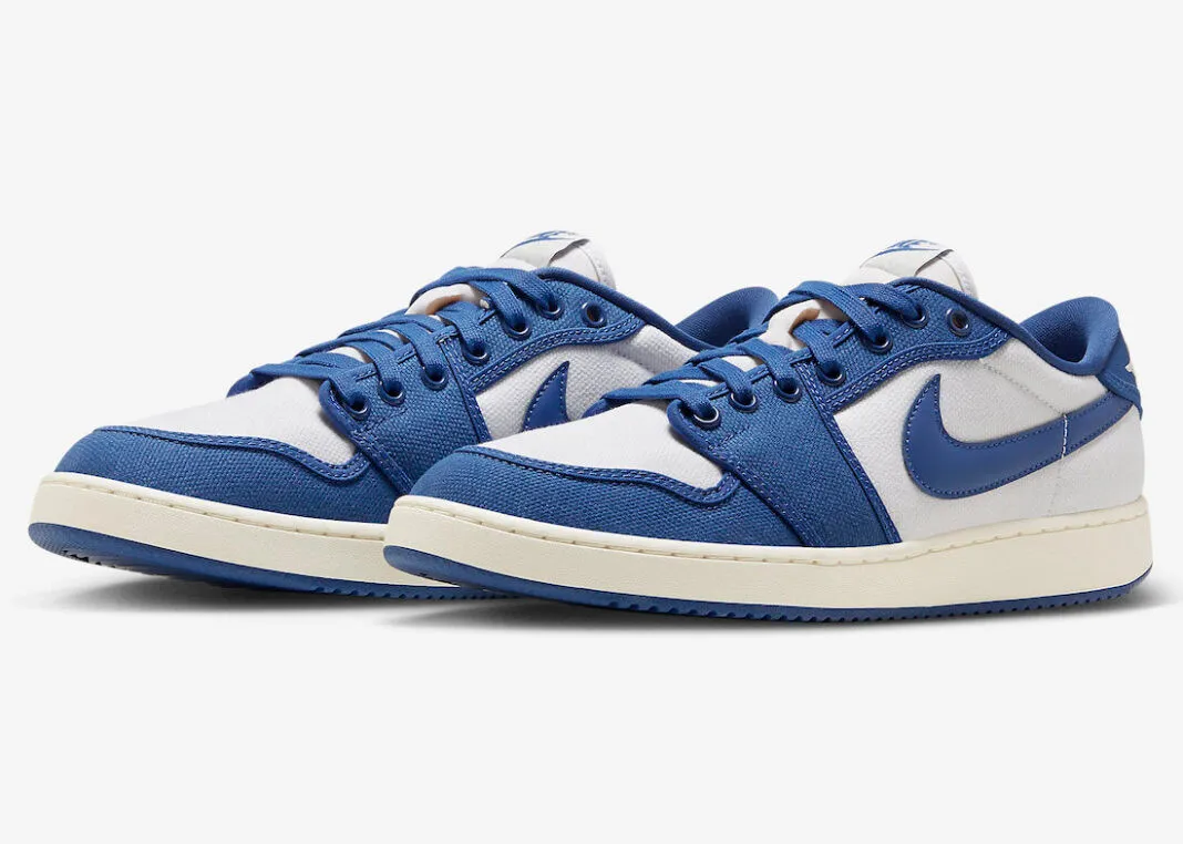 Air Jordan 1 Retro AJKO Low Kentucky White Dark Royal Blue Sail DX4981-103