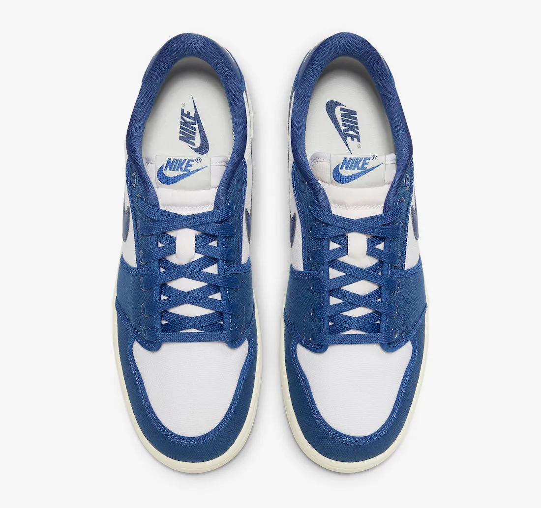 Air Jordan 1 Retro AJKO Low Kentucky White Dark Royal Blue Sail DX4981-103