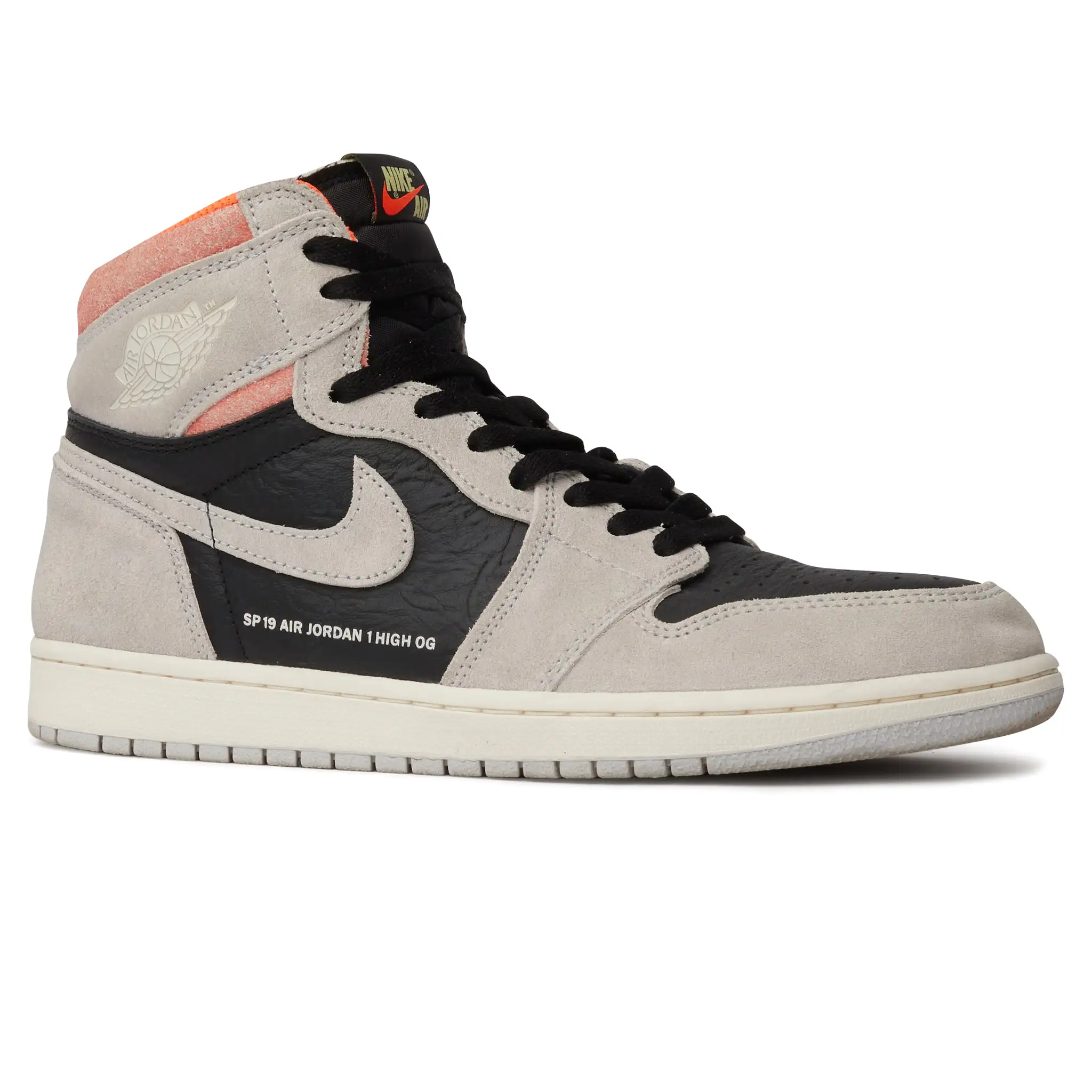 Air Jordan 1 Retro High Neutral Grey Hyper Crimson