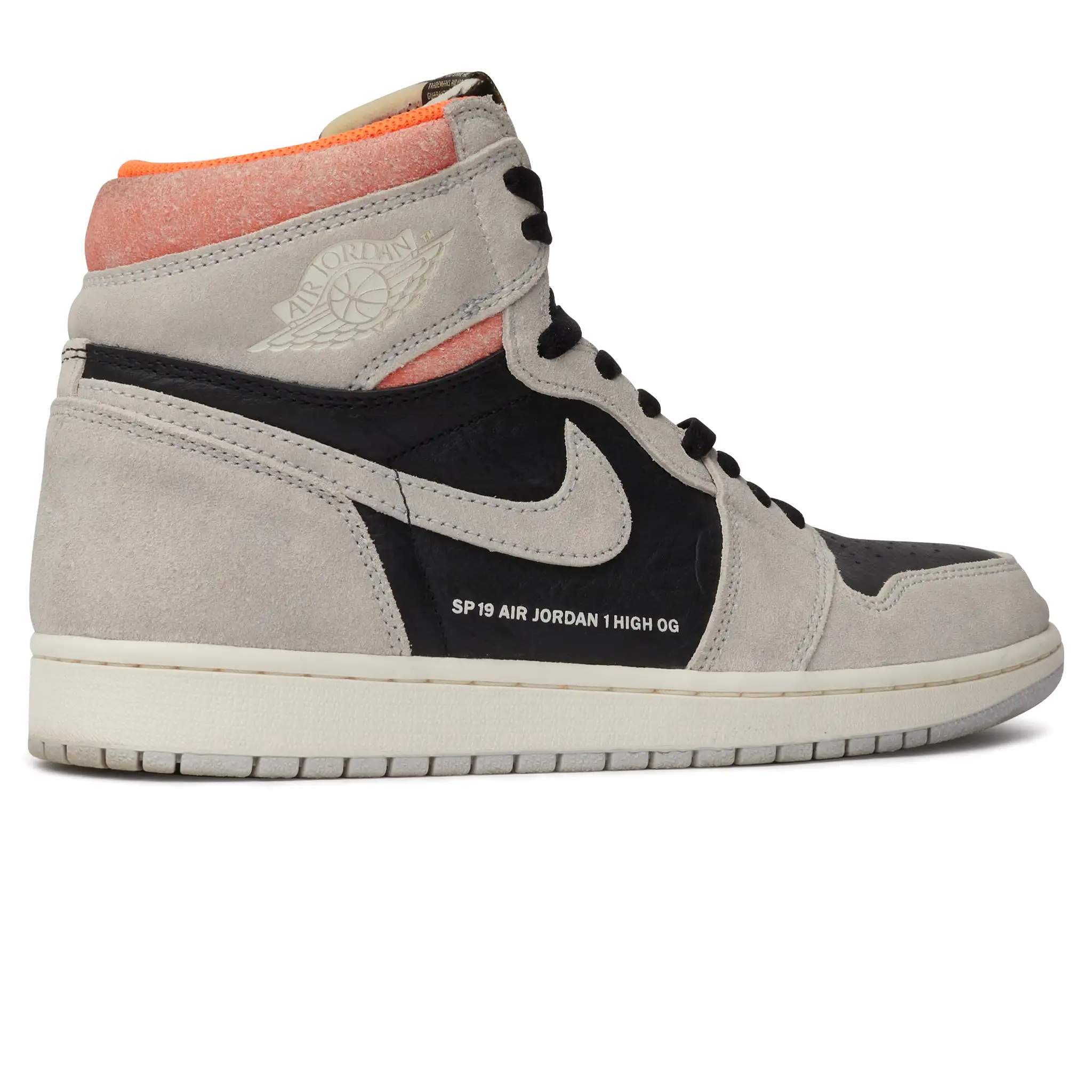 Air Jordan 1 Retro High Neutral Grey Hyper Crimson