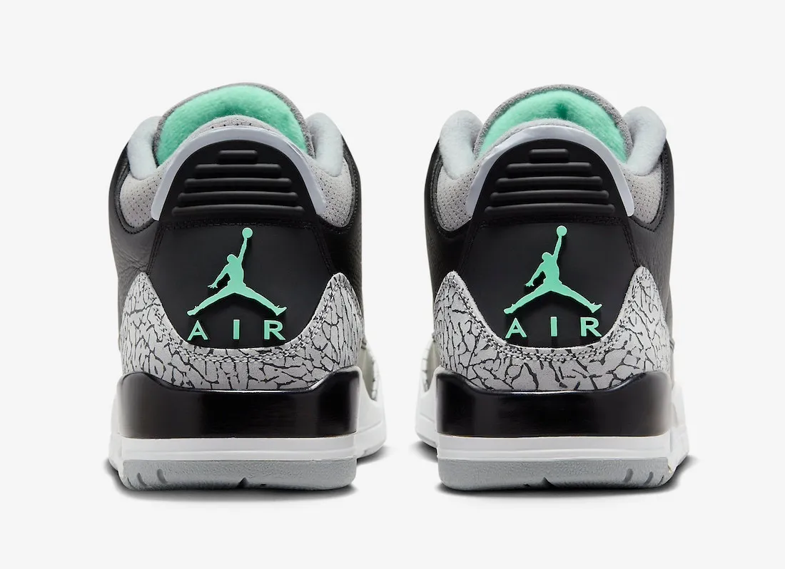 Air Jordan 3 Green Glow Wolf Grey Black White CT8532-031