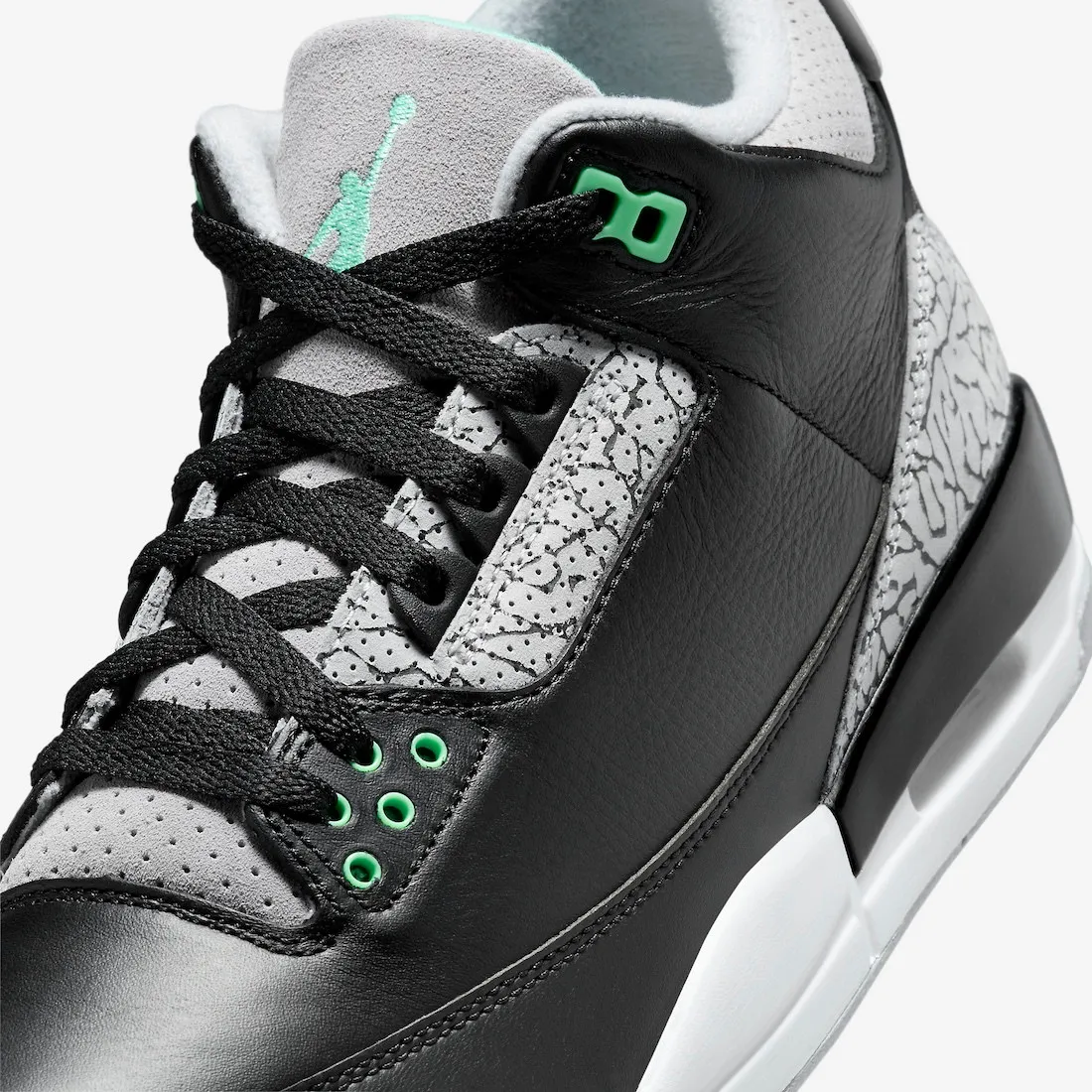 Air Jordan 3 Green Glow Wolf Grey Black White CT8532-031