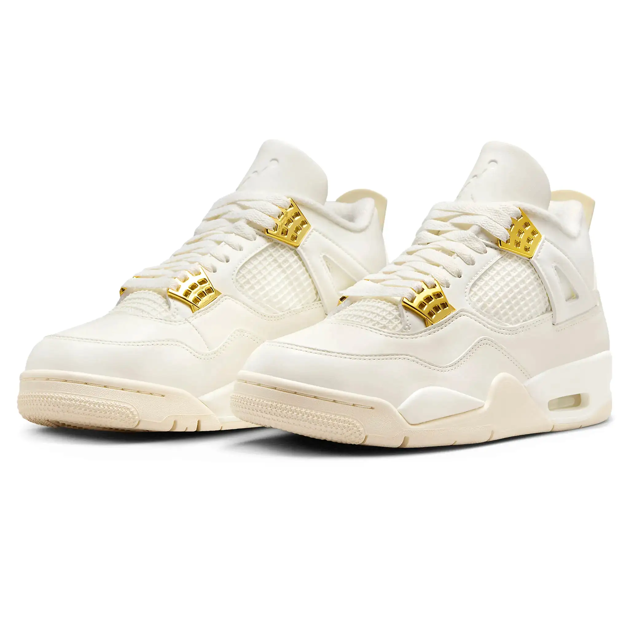 Air Jordan 4 Retro Sail Metallic Gold (W)