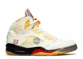 Air Jordan 5 Retro  SP Off-White 'Fire Red’