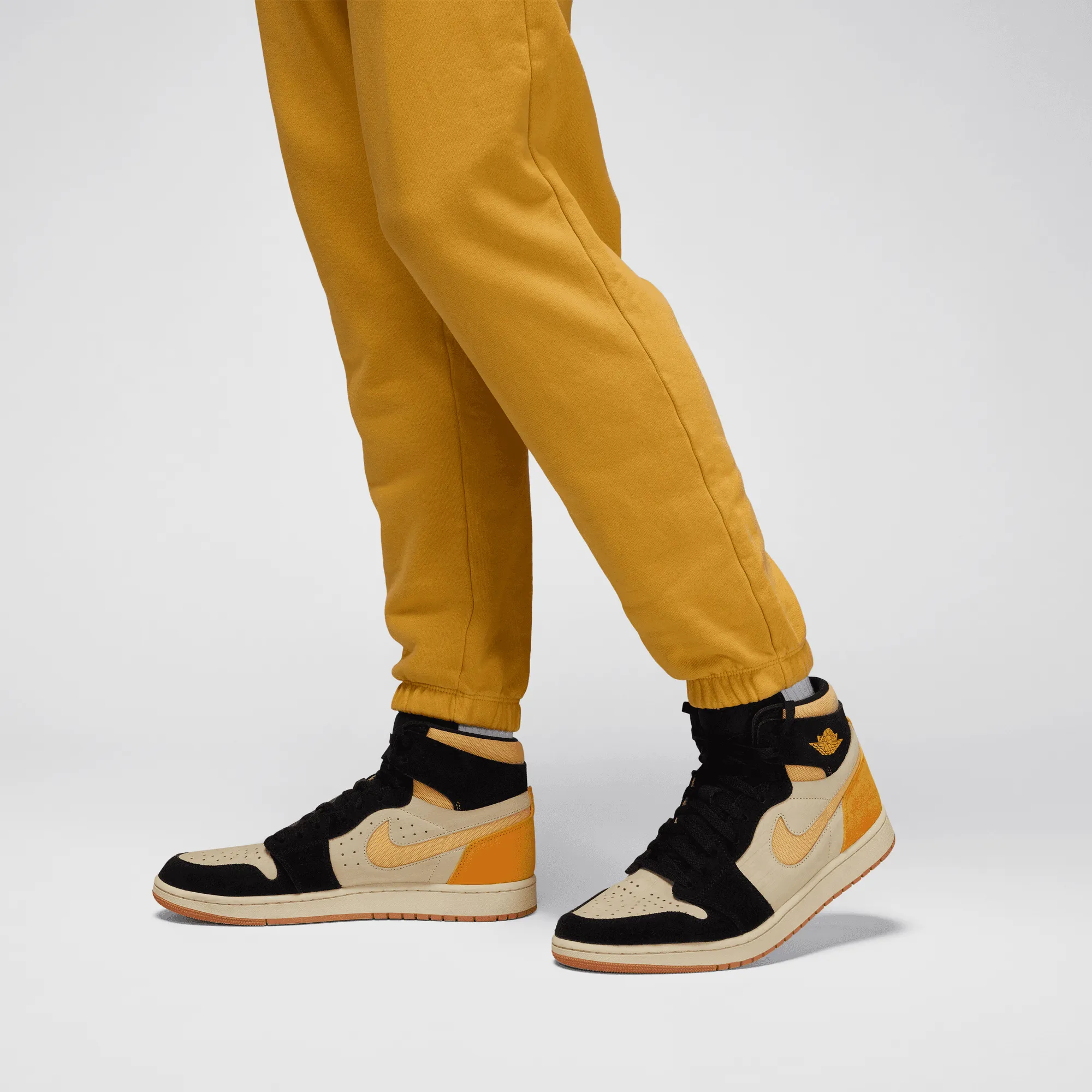 Air Jordan Yellow Ochre Flight Fleece Sweatpants