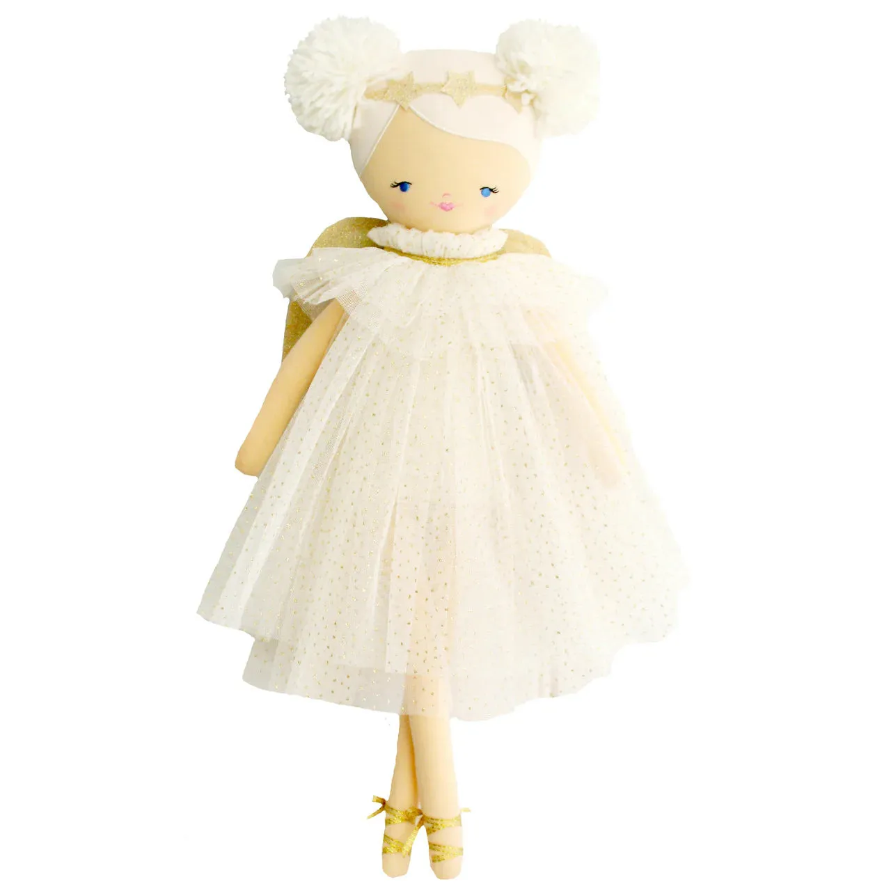 Alimrose Angel Doll Gold sparkle Children's Doll 48cm Fair