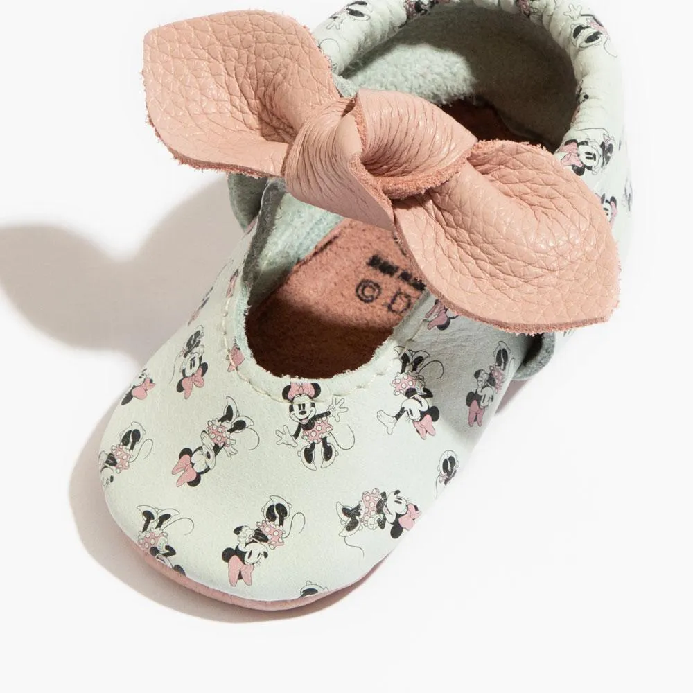 All About Minnie Knotted Bow Baby Shoe