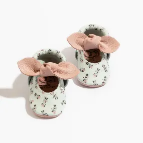 All About Minnie Knotted Bow Baby Shoe