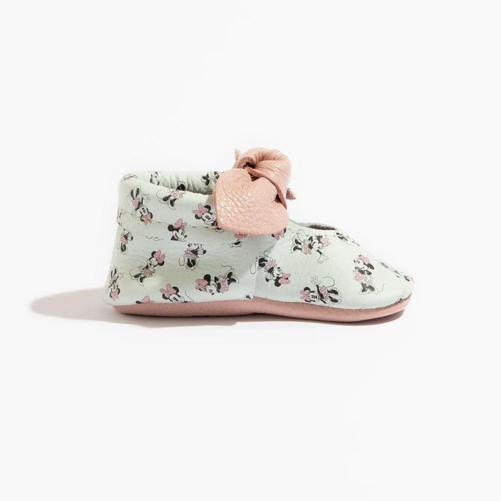 All About Minnie Knotted Bow Baby Shoe