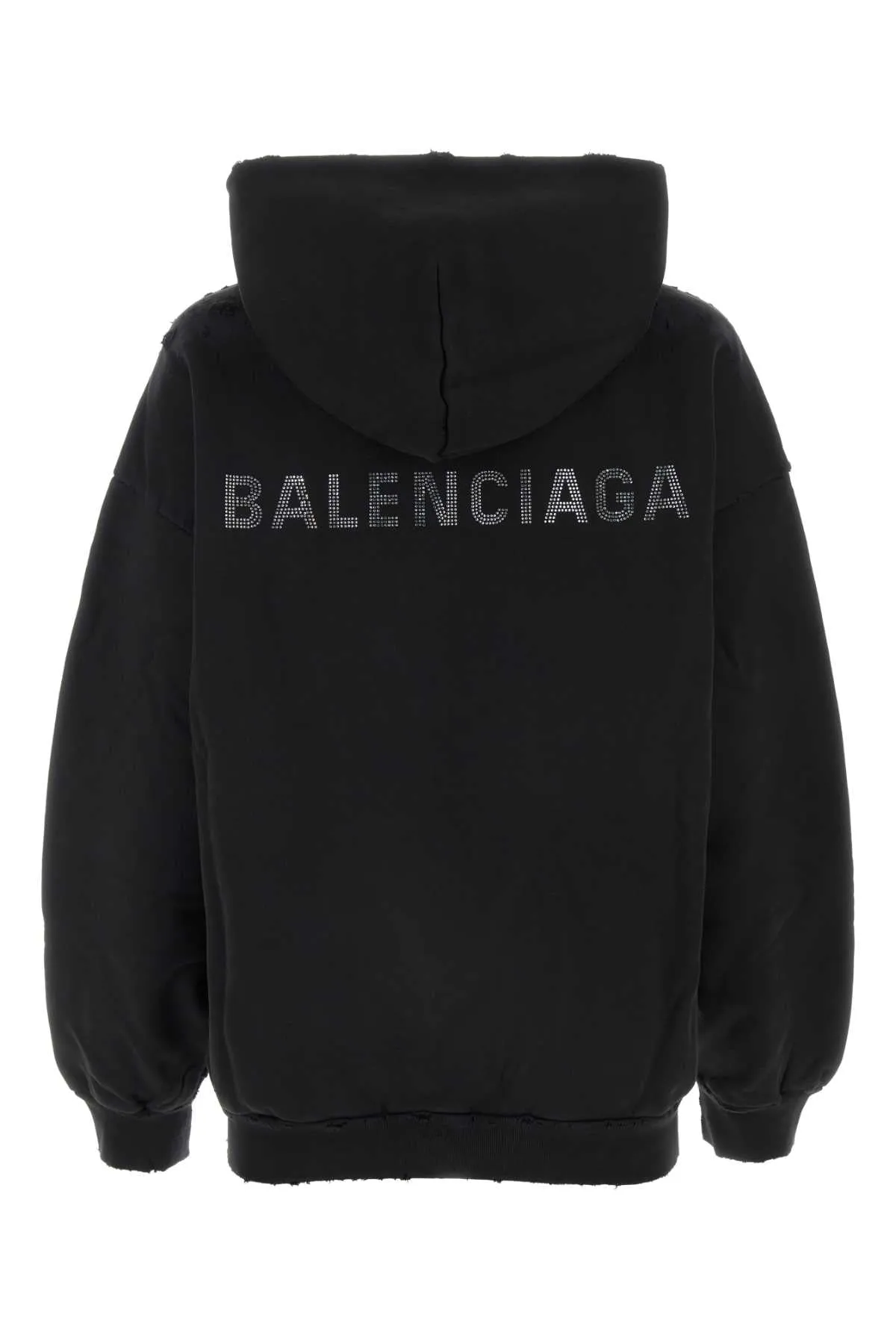 Balenciaga Black Cotton Sweatshirt