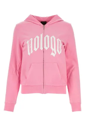 Balenciaga Pink Stretch Cotton Sweatshirt