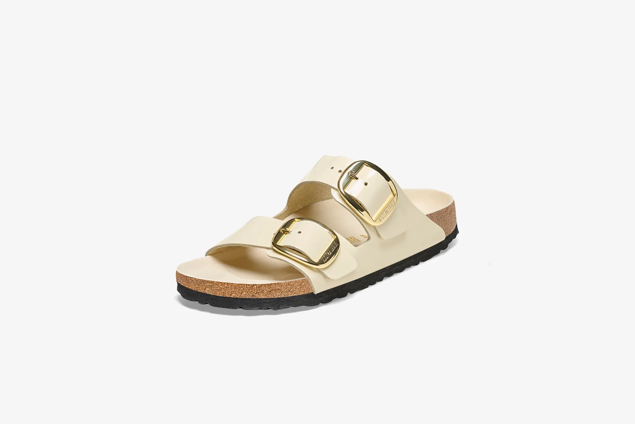 Birkenstock Arizona Big Buckle W - High Shine Ecru