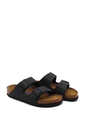 Birkenstock Arizona Black Birko-Flor Narrow Soft Footbed