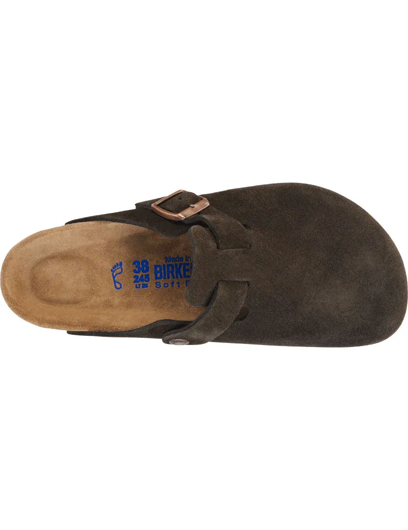 Birkenstock Boston Soft Footbed Sandal Clog Mocha