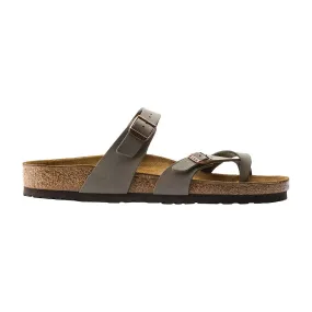 BIRKENSTOCK MAYARI BIRKIBUC STONE - WOMENS