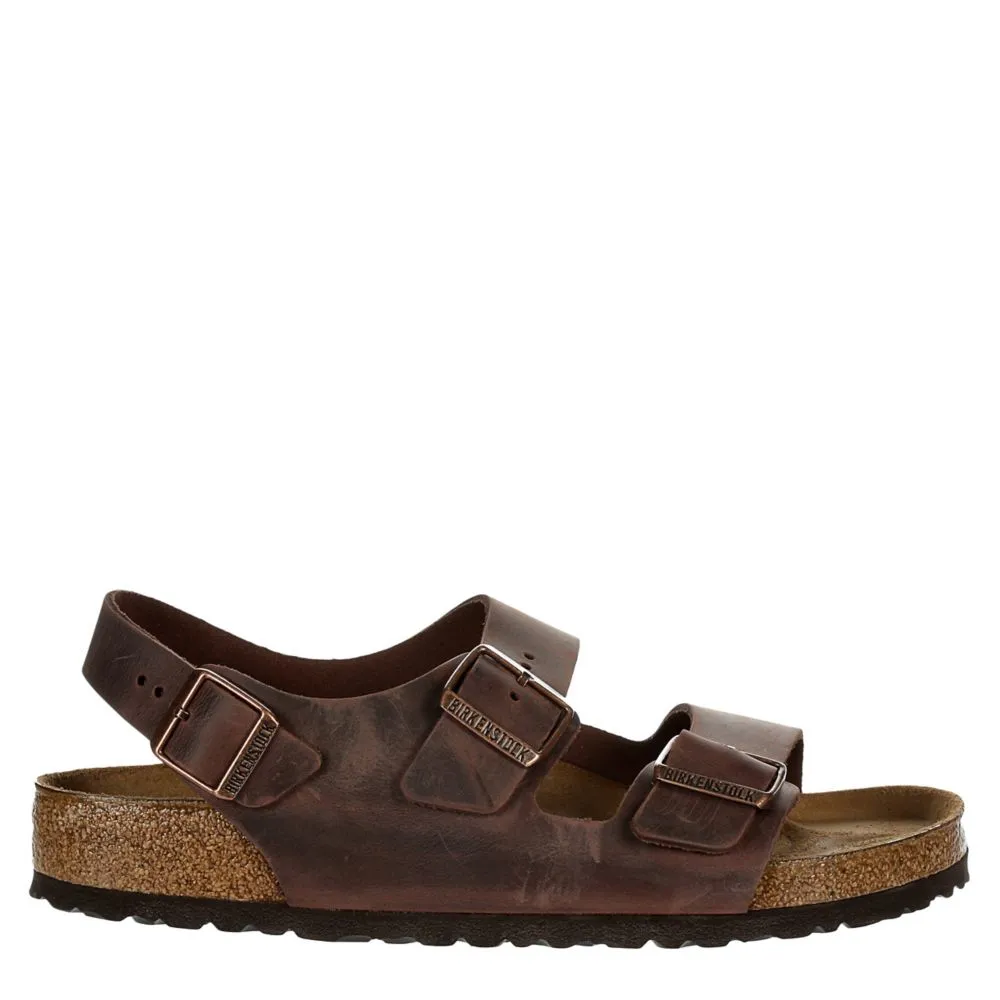 BIRKENSTOCK  MENS MILANO FOOTBED SANDAL