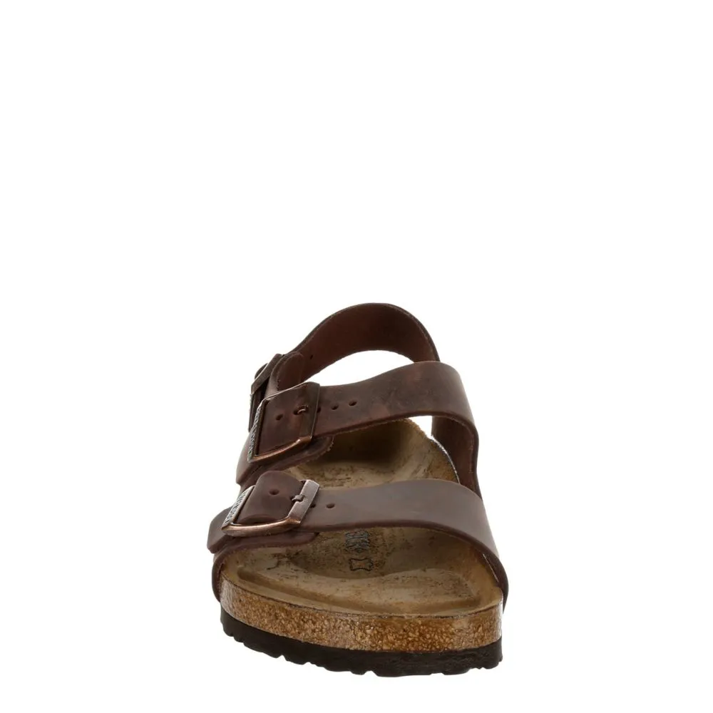 BIRKENSTOCK  MENS MILANO FOOTBED SANDAL