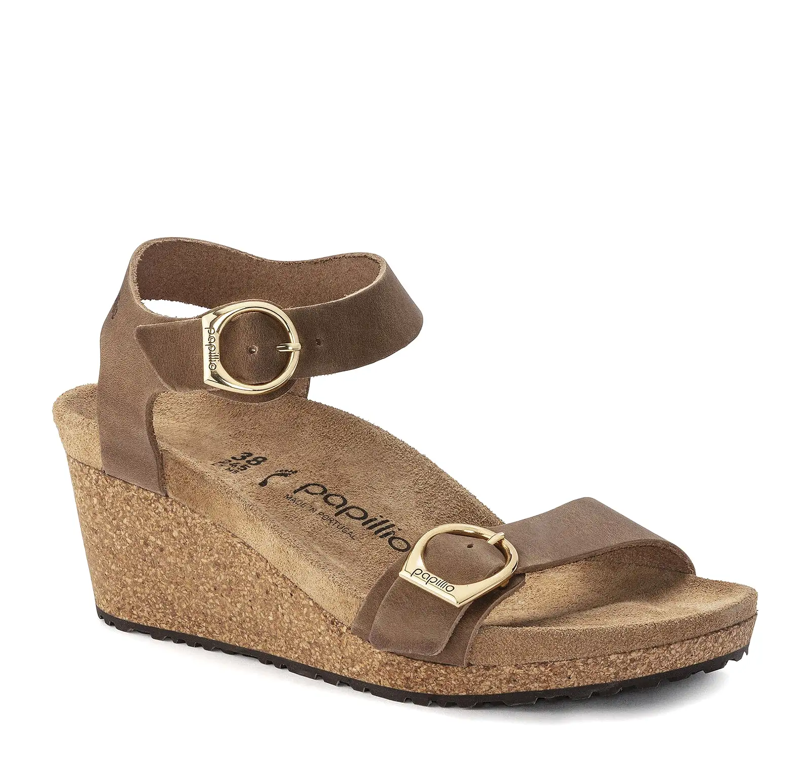 Birkenstock Soley Leather Sandal by Papillio