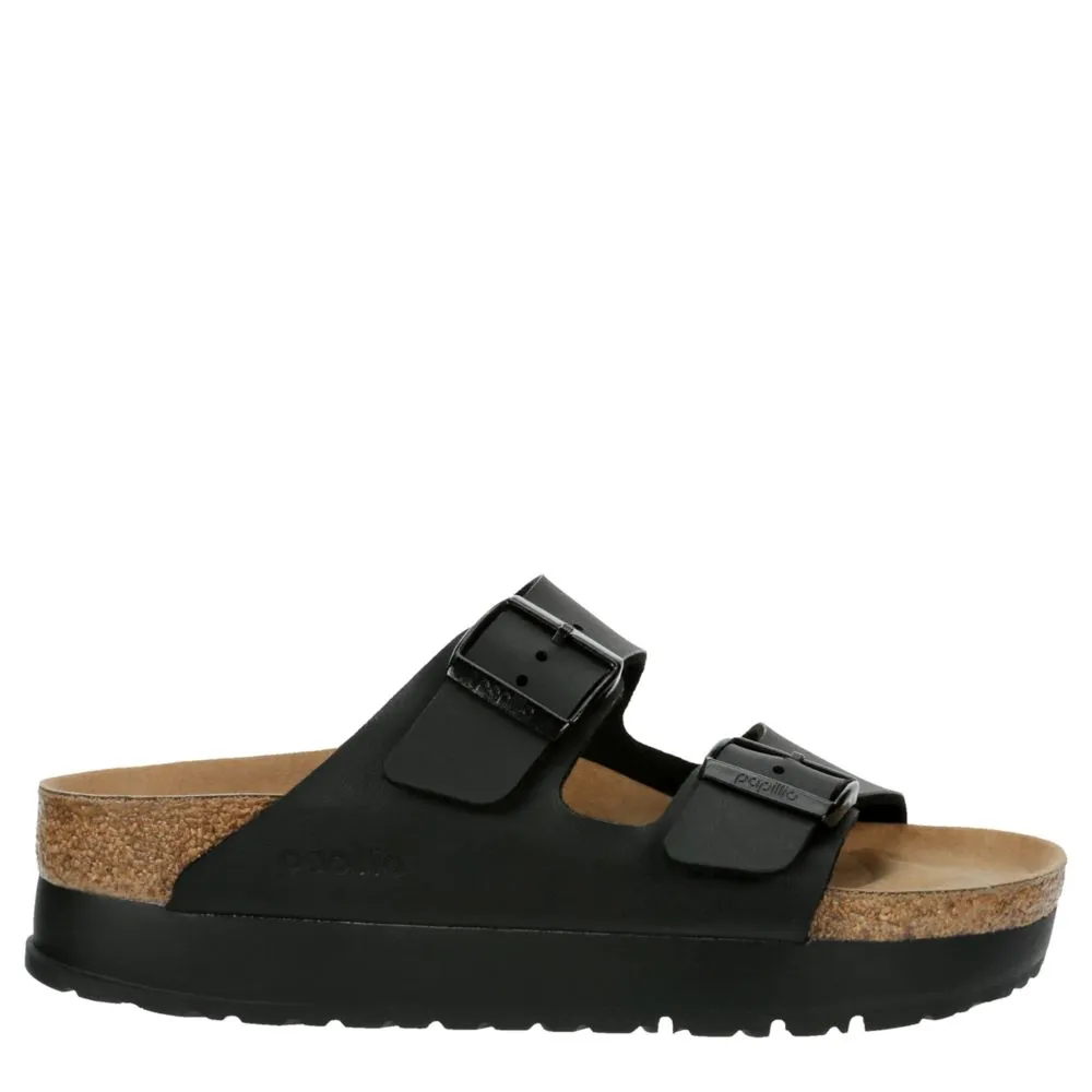 BIRKENSTOCK  WOMENS ARIZONA PLATFORM FLEX SANDAL BY PAPILLIO