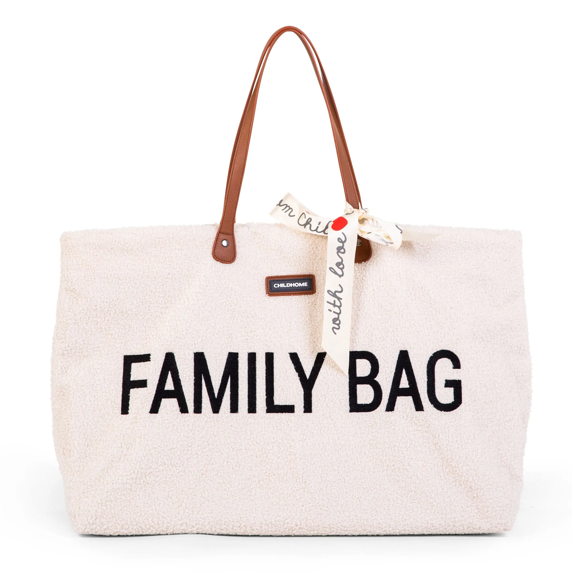 Borsa Nursery Childhome Family Bag Teddy Off White Ecrù