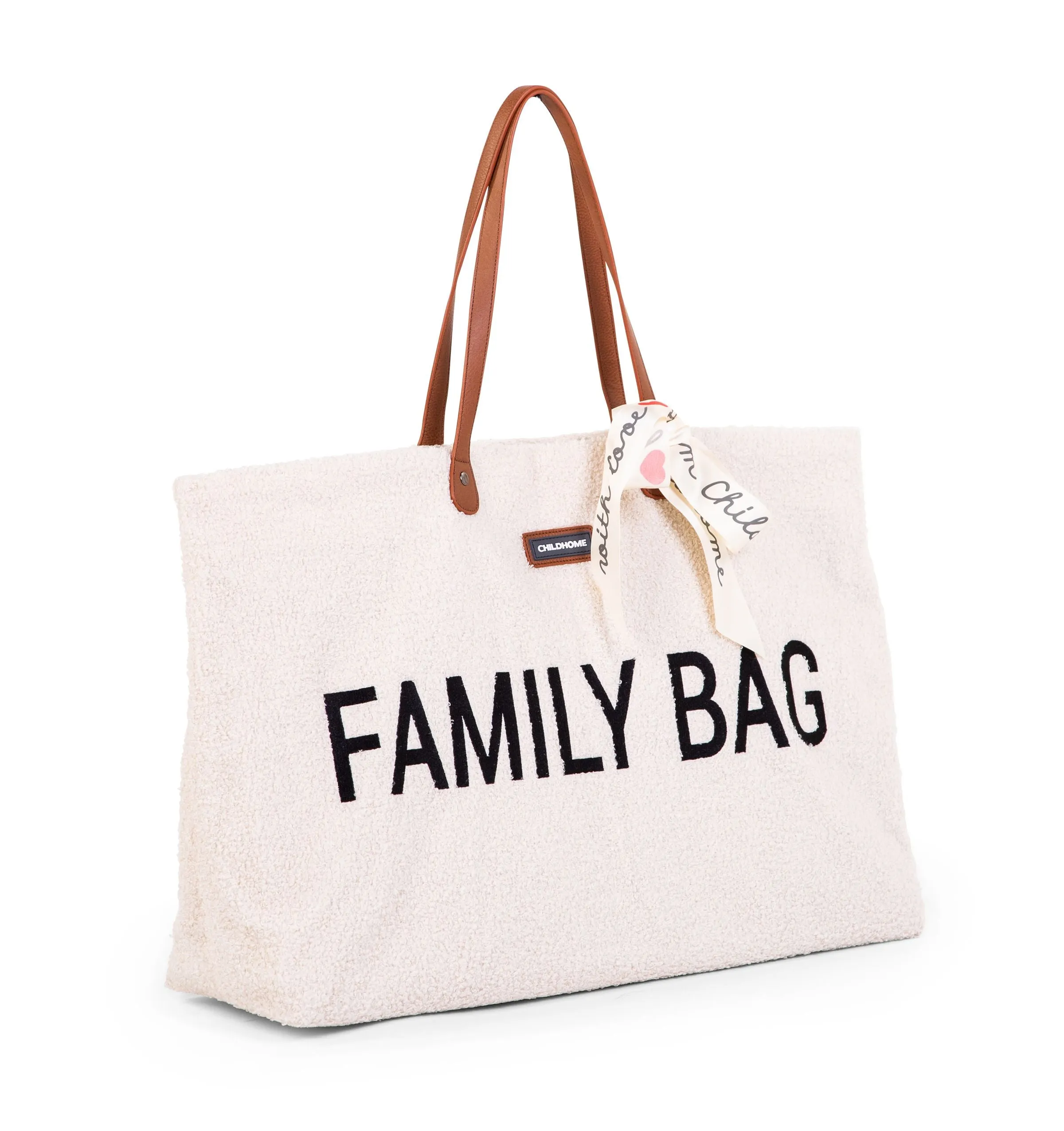 Borsa Nursery Childhome Family Bag Teddy Off White Ecrù