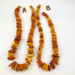 Butterscotch Amber Chip Beads