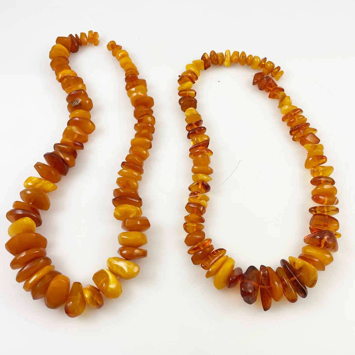 Butterscotch Amber Chip Beads